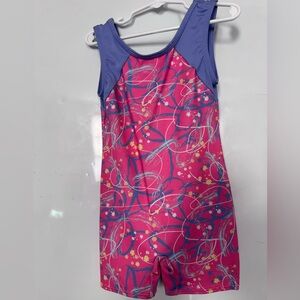 Cat & Jack Pink and Purple Girls' Swimsuit